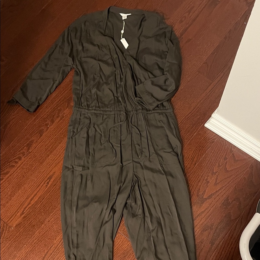Caslon Dark Green Jumpsuit